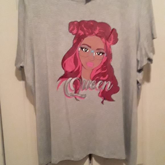 Ashley Stewart Tops - Graphic Art Tee Shirt